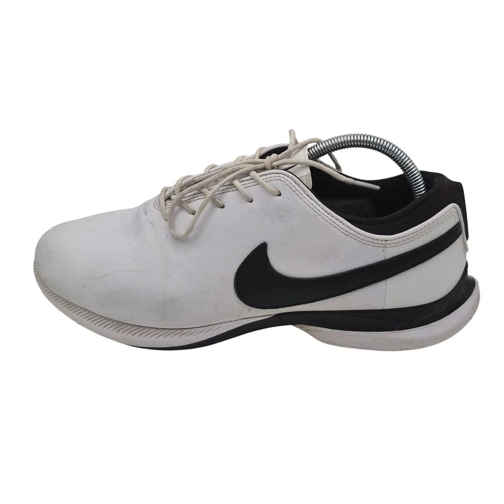 Nike Victory Golf Shoes Mens Size 10 White Black React Spiked Cleats DJ6570-100